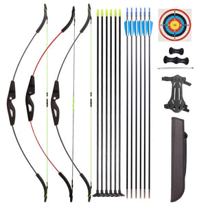 Antique White SPG Kids Recurve Bow 15lbs – Lightweight Rubber & Fiberglass Bow SPG