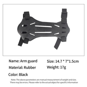 Dark Slate Gray SPG Kids Rubber Arm Guard – Adjustable Lightweight Forearm Protector SPG