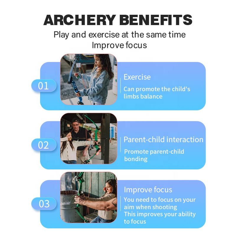 Sky Blue Junxing F021 Youth Bow Archery Recurve Bow for Target Shooting Practice JUNXING