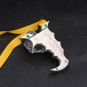 Dark Slate Gray KingStar VIP-1 Stainless Steel Slingshot MARKSMAN