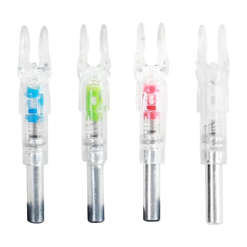 Lavender SPG 6.2mm LED Lighted Arrow Nocks – Durable PE Archery Tail SPG