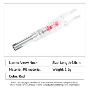 Lavender SPG 6.2mm LED Lighted Arrow Nocks – Durable PE Archery Tail SPG