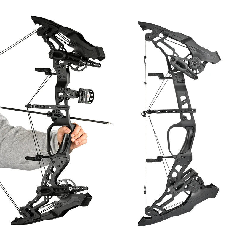 Dark Slate Gray SPG LSZ Compound Bow – Adjustable 20–70lbs Archery Bow SPG