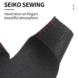 Dark Slate Gray SPG Leather Hand Guard 16×10cm – Archery Hand Protector Black/Brown SPG