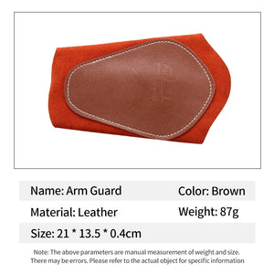 Sienna SPG Leather Arm Guard – Adjustable Archery Forearm Protector SPG