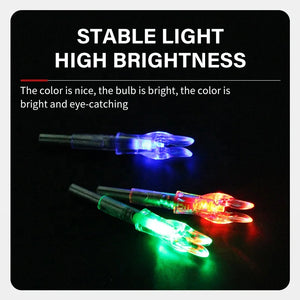 Light Gray SPG Lighted Arrow Nocks .165/4.2mm LED Archery Accessories SPG