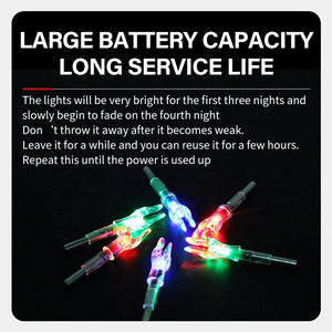 Antique White SPG Lighted Arrow Nocks .165/4.2mm LED Archery Accessories SPG