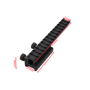 White Smoke M021-6B 21mm Base Mount Adapter Extender Rail Riser Mount MARKSMAN