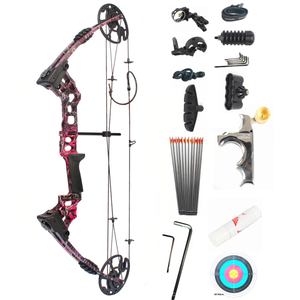 Dark Slate Gray Junxing Archery M120 Shooting Compound Bow and Arrows INDIAN SLINGSHOT