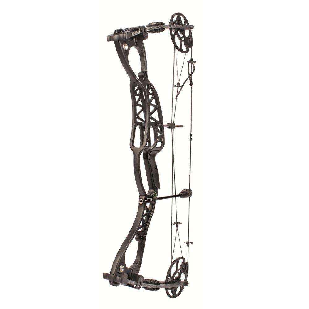 Dark Slate Gray M127 Junxing Shooting Archery Compound Bow with Machined Cams with Slide Modules System INDIAN SLINGSHOT