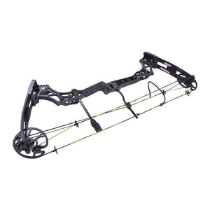 White Smoke Junxing M129 New Archery Alloy Compound Bow 30-70lbs Adjustable Pulley 320 FPS Compound Bow For Shooting Fishing INDIAN SLINGSHOT