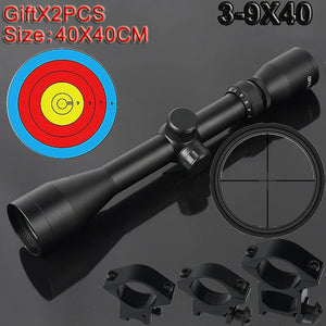 Dark Slate Gray MARKSMAN 3-9x40 Rifle Scope with Illuminated Reticle MARKSMAN