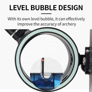 Dark Slate Gray SPG MZ017 Archery Sight – Single-Pin Aluminum Sight (Black) SPG