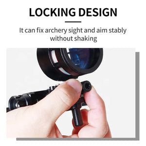 Antique White SPG MZ017 Archery Sight – Single-Pin Aluminum Sight (Black) SPG