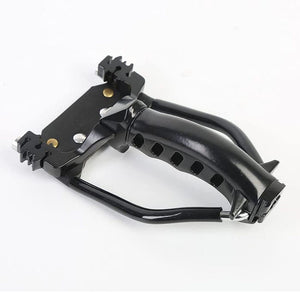 Dark Slate Gray High Quality Metal Foldable Strong Magnetic Handle Grip Slingshot Outdoor Competitive Shooting INDIAN SLINGSHOT