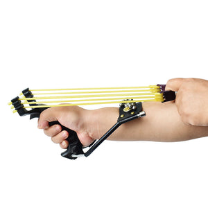 Tan Strong Magnetic Professional Fishing Slingshot Outdoor Sports Shooting Catapult INDIAN SLINGSHOT