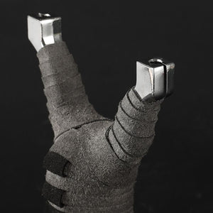 Black Magnetic Red and Grey Wrap Alloy Slingshot MARKSMAN