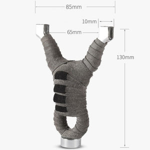 White Smoke Magnetic Red and Grey Wrap Alloy Slingshot MARKSMAN