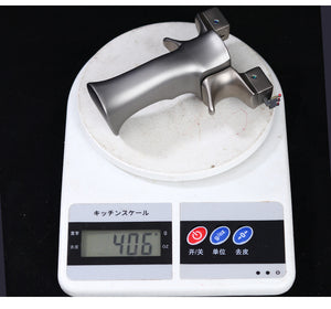 Black Mascot Aluminum Handle Fast Pressing Elephant Competitive Clip Stainless Steel Outdoor Shooting Slingshot INDIAN SLINGSHOT