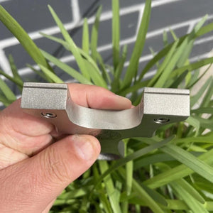 Dark Salmon Medusa Crest Stainless Steel Slingshot INDIAN SLINGSHOT