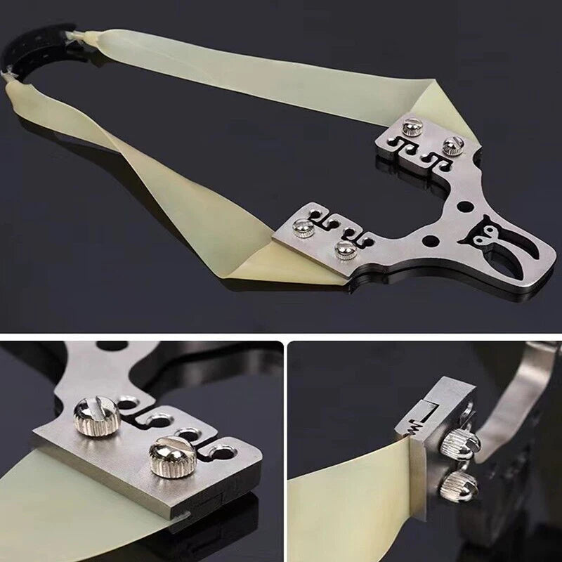 Dark Slate Gray Metal Bow Head Quick Press Large Taper Bow Head with Flat & Circular Band Slots MARKSMAN