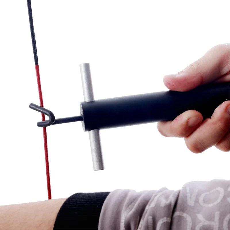 Dark Gray SPG Metal Bow Scale (100 lbs) — Precision Draw Weight Measuring Tool SPG