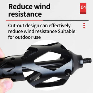 Black SPG Metal Bow Stabilizer 5 Inch | CNC Aluminum Vibration Damper INDIAN SLINGSHOT