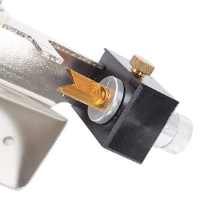 Gray SPG Arrow Fletching Jig Tool | Aluminum Magnetic DIY Vane Setter SPG