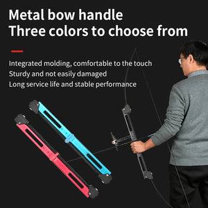 Black SPG Metal Foldable Recurve Bow – Ambidextrous 54" with Resin Limbs SPG