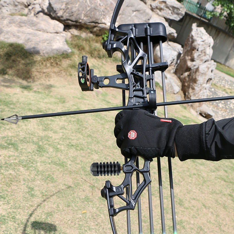 Tan 40-50 LBS Right Handed Recurve Bow Archery MARKSMAN