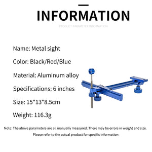 Lavender SPG Metal Recurve Bow Sight 6-Inch — CNC Aluminum Adjustable Sight SPG
