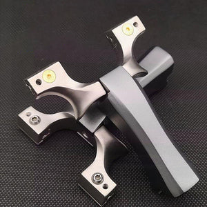 Dark Slate Gray Sturdy 440C Stainless Steel Aluminum Handle Slingshot INDIAN SLINGSHOT