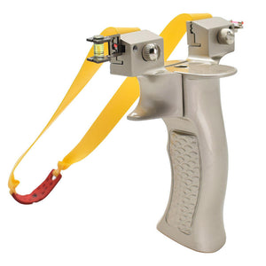 Dark Gray Iron Scale – Professional Metal Alloy Slingshot with Elastic Rubber Band for Outdoor Shooting and Sport Games INDIAN SLINGSHOT