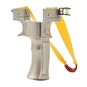 Dark Gray Iron Scale – Professional Metal Alloy Slingshot with Elastic Rubber Band for Outdoor Shooting and Sport Games INDIAN SLINGSHOT