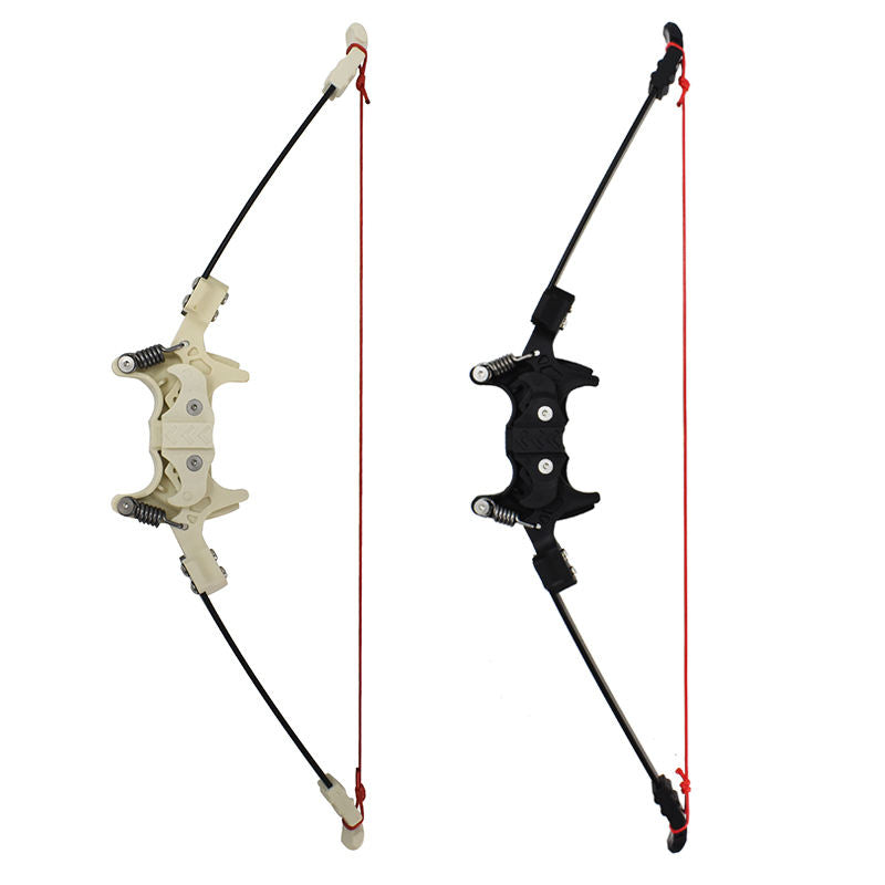 White Smoke Mini Folding Bow with Detachable Arrows for Outdoor Fun INDIAN SLINGSHOT