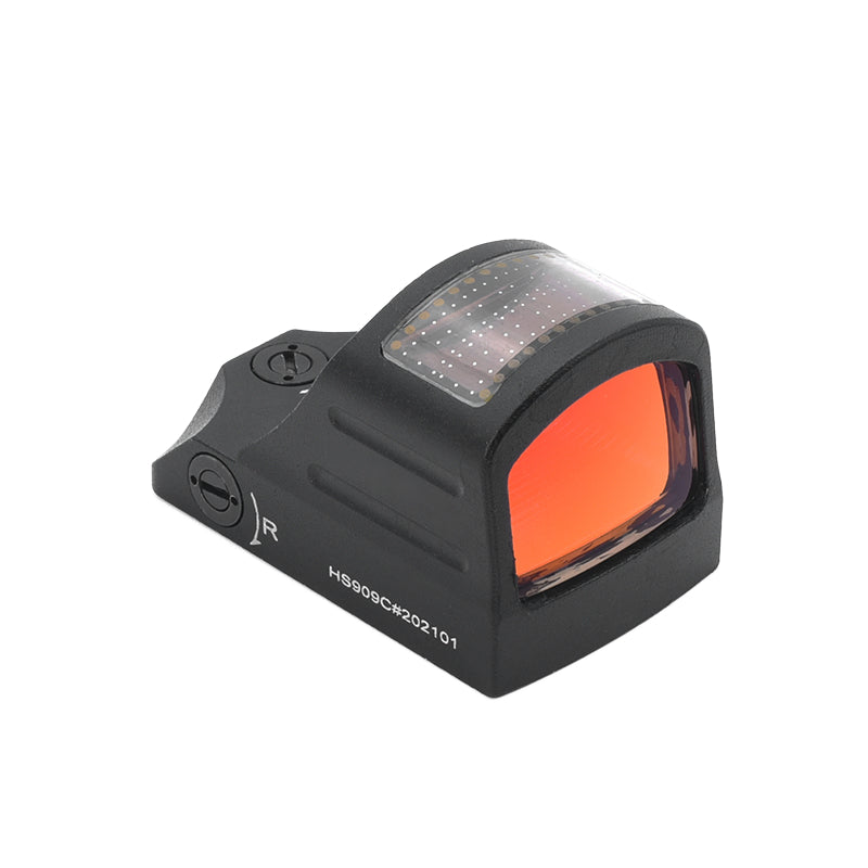 White Smoke DOC08 Mini Red Dot Reflex Sight with Solar Panel & Laser Scope MARKSMAN