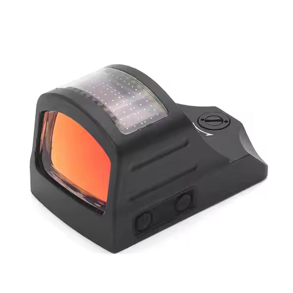 White Smoke DOC08 Mini Red Dot Reflex Sight with Solar Panel & Laser Scope MARKSMAN