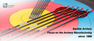 Misty Rose Sanlida® Miracle 10 Target Recurve Carbon Arrows – 12pcs SANLIDA