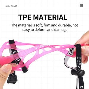 Black SPG Multi-Color Arm Guard – Adjustable Lightweight TPE Forearm Protector SPG