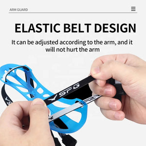 Dark Slate Gray SPG Multi-Color Arm Guard – Adjustable Lightweight TPE Forearm Protector SPG