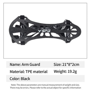 Dark Slate Gray SPG Multi-Color Arm Guard – Adjustable Lightweight TPE Forearm Protector SPG