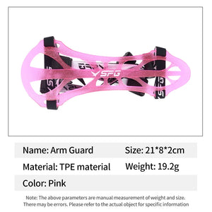 Dark Slate Gray SPG Multi-Color Arm Guard – Adjustable Lightweight TPE Forearm Protector SPG