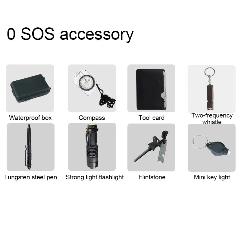 Multi-Functional Survival Kit for Camping & Hiking