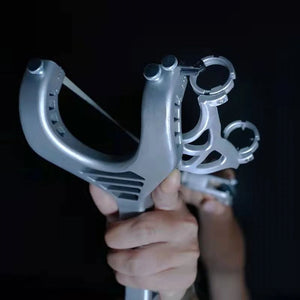 Dark Gray Leida Wrist Rest Alloy Slingshot MARKSMAN