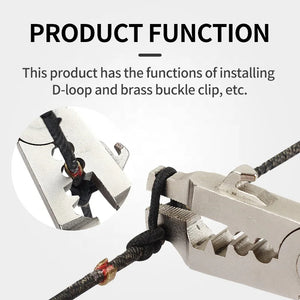 Lavender SPG Multifunction Bow Pliers – D Loop String Clamp Archery Tool SPG