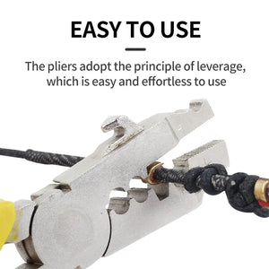 Gray SPG Multifunction Bow Pliers – D Loop String Clamp Archery Tool SPG