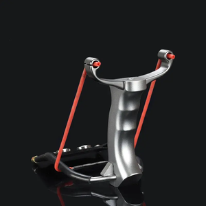 Black Single Card Wrist Outdoor Slingshot MARKSMAN