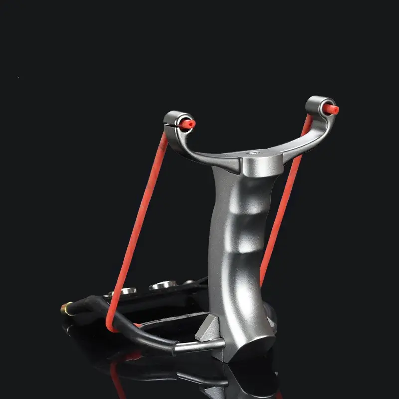 Black Single Card Wrist Outdoor Slingshot MARKSMAN