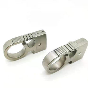 Light Gray Titanium Non Frame Ring Slingshot MARKSMAN