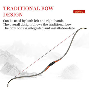 White Smoke SPG Mongolian Traditional Bow Archery Training Wooden Handmade Riser Takedown Limbs Recurve Longbow INDIAN SLINGSHOT